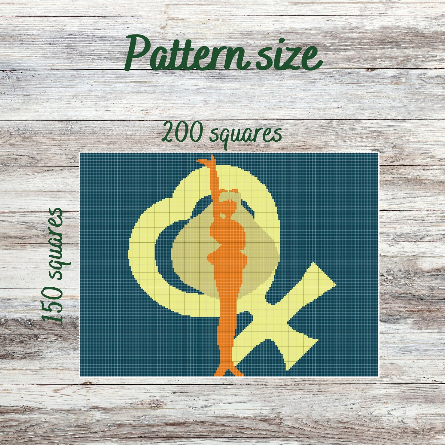 Sailor Venus Inspired Crochet Blanket Graph Pattern