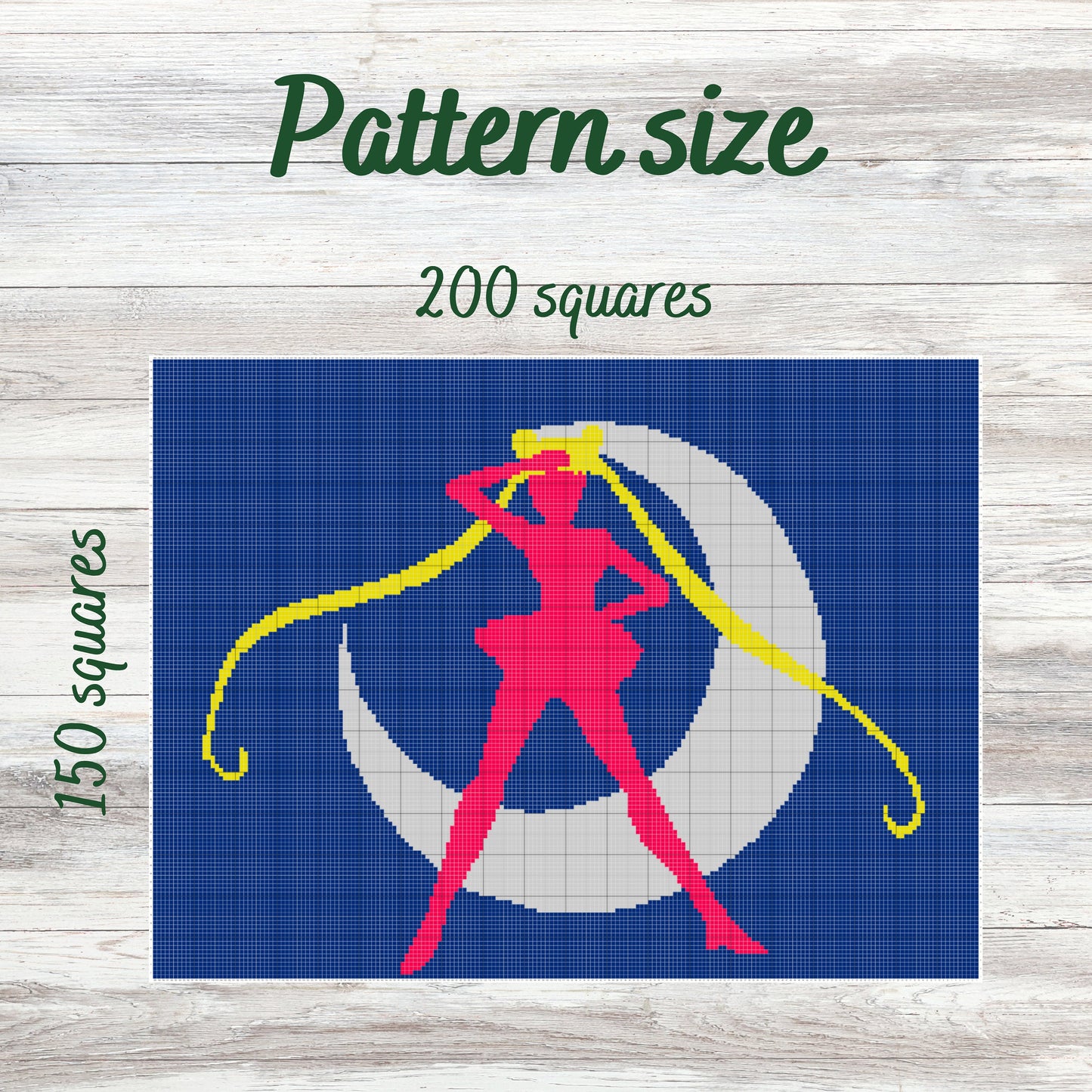 Sailor Moon Inspired Crochet Blanket Pattern
