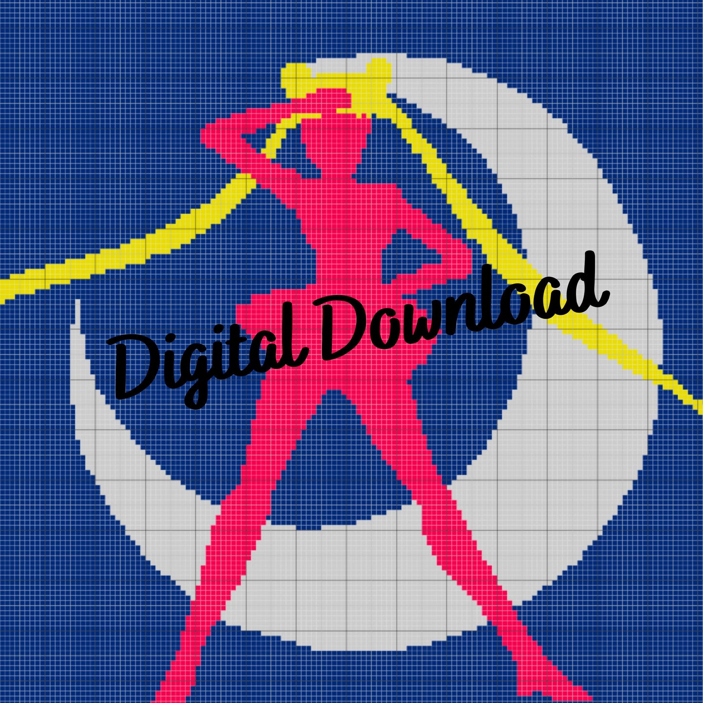 Sailor Moon Inspired Crochet Blanket Pattern