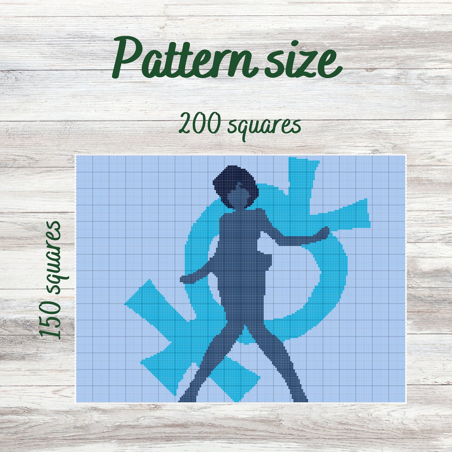 Sailor Mercury Inspired Crochet Blanket Pattern