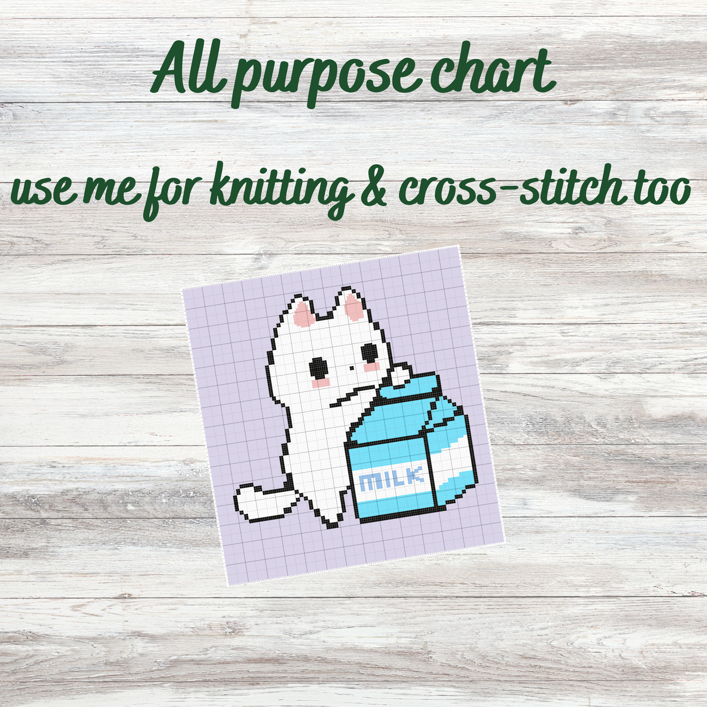 Crochet a Cute Cat Blanket Graph Pattern