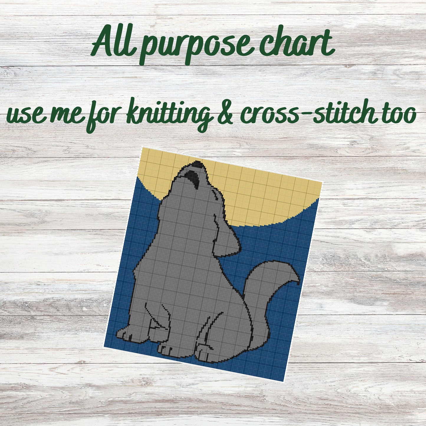 Wolf Pup Crochet Blanket Pattern