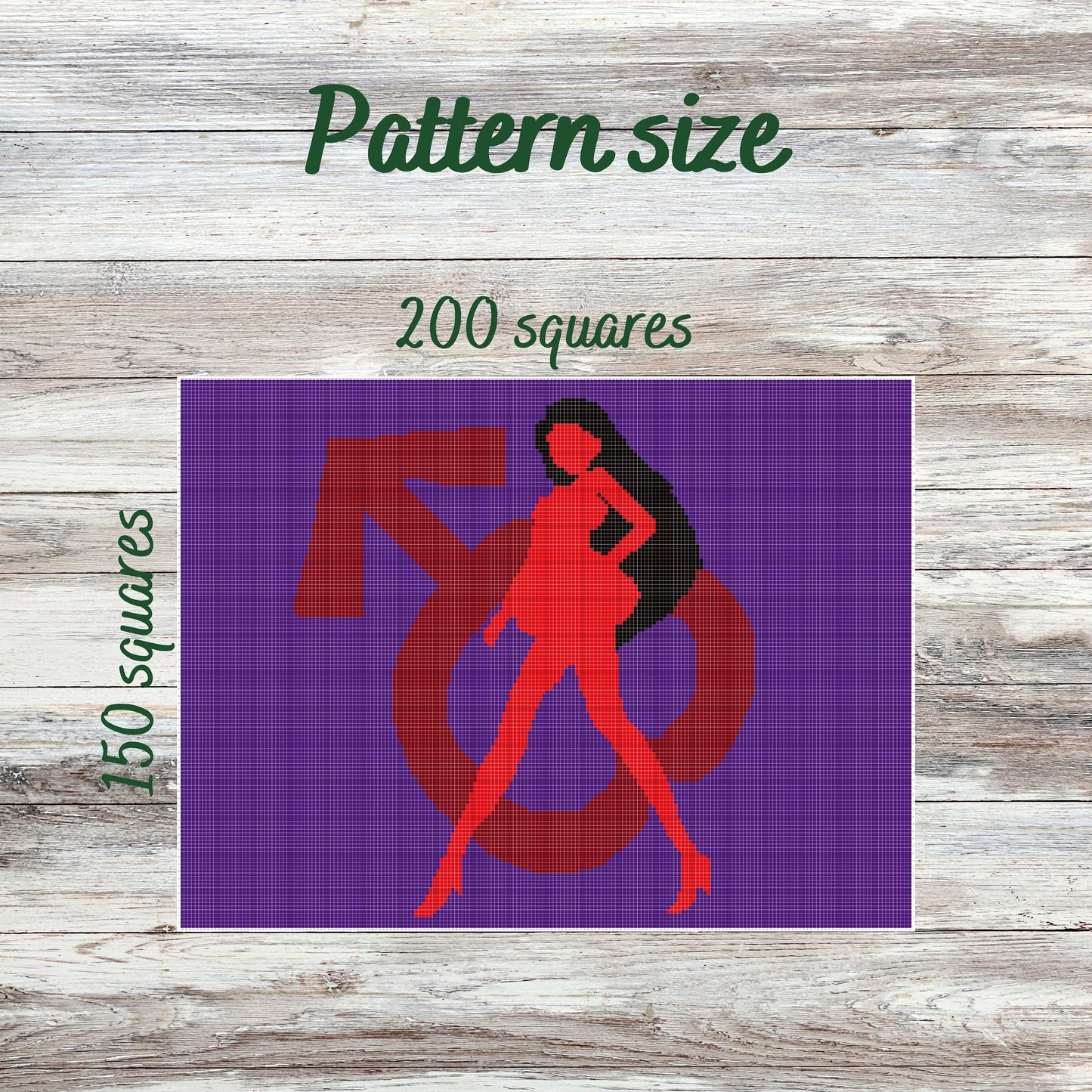 Sailor Mars Inspired Crochet Blanket Pattern