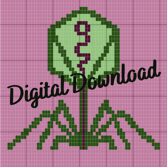 Bacteriophage Crochet Pillow Pattern