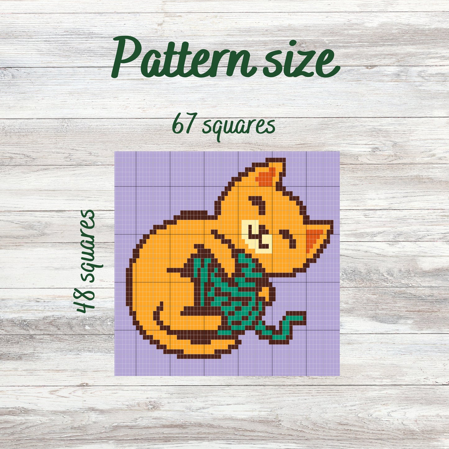 Sleeping Cat Crochet Pillow Pattern